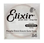 Elixir 15145 .045 Tek Bronz Akustik Gitar Teli