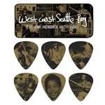 Dunlop Jim Dunlop Jimi Hendrix West Coast Picks 6&prime;lı Pena Seti