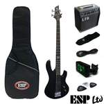 ESP LBPACKBLKS Bas Gitar Pack/Blks