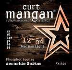 Curt Mangan 12-54 Phosphor Bronze Med-Light akustik gitar teli