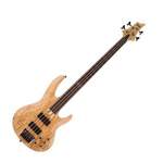 ESP LTD B-204 Spalted Maple Natural Bas Gitar