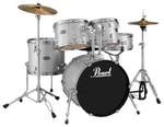 Pearl TGXC605 C/705 TGX 5-pc Drum Set w/Stands & Cymbals, Chrome Parts